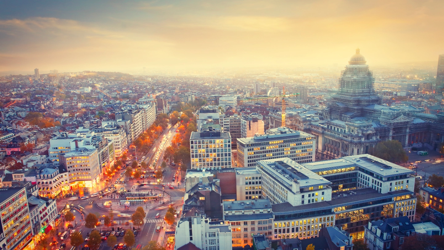 Brussels city landscape image