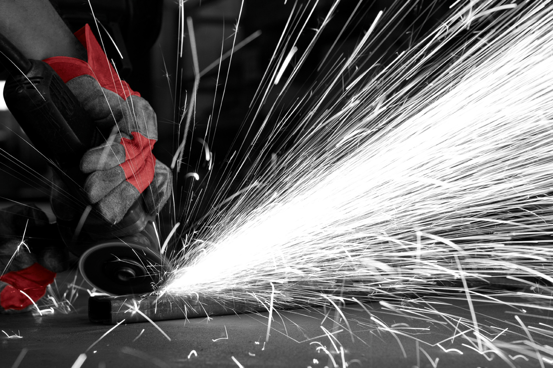 Image of cutting steel